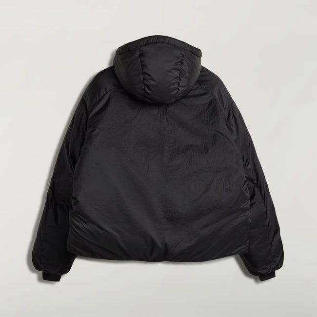 Y-3 Mens Down Jacket Hooded Puffer - Black