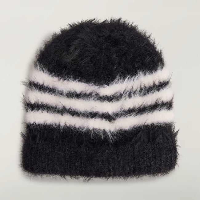 Y-3 3Stripe Beanie - Black/White