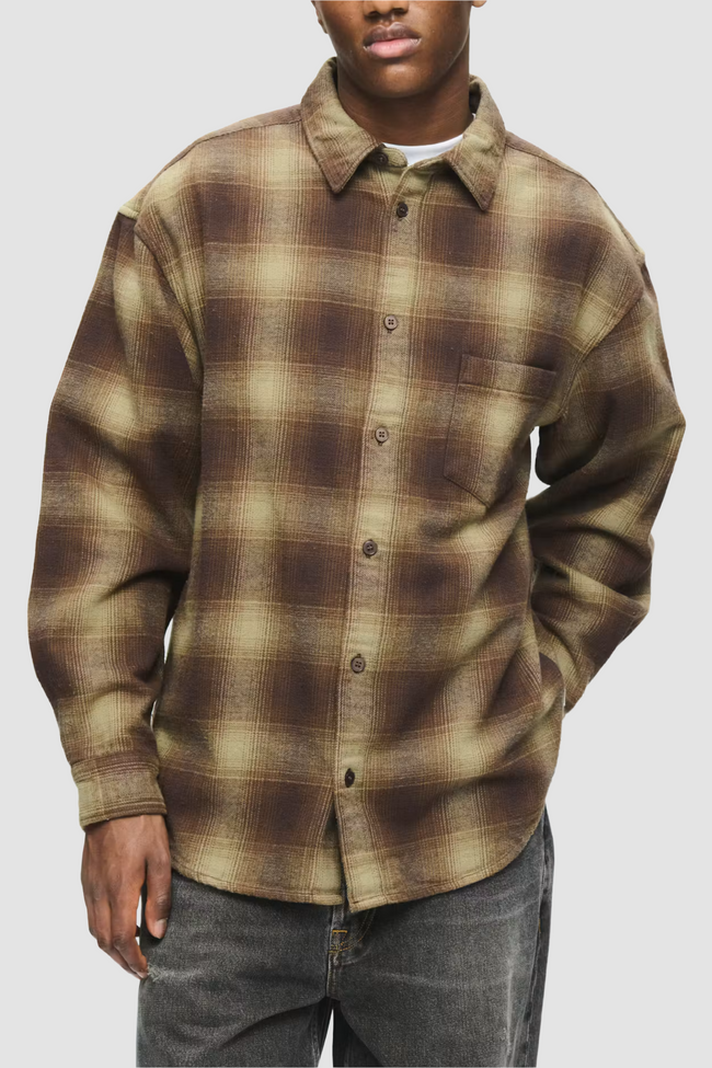 WOOD WOOD WWCarter Shirt - Brown