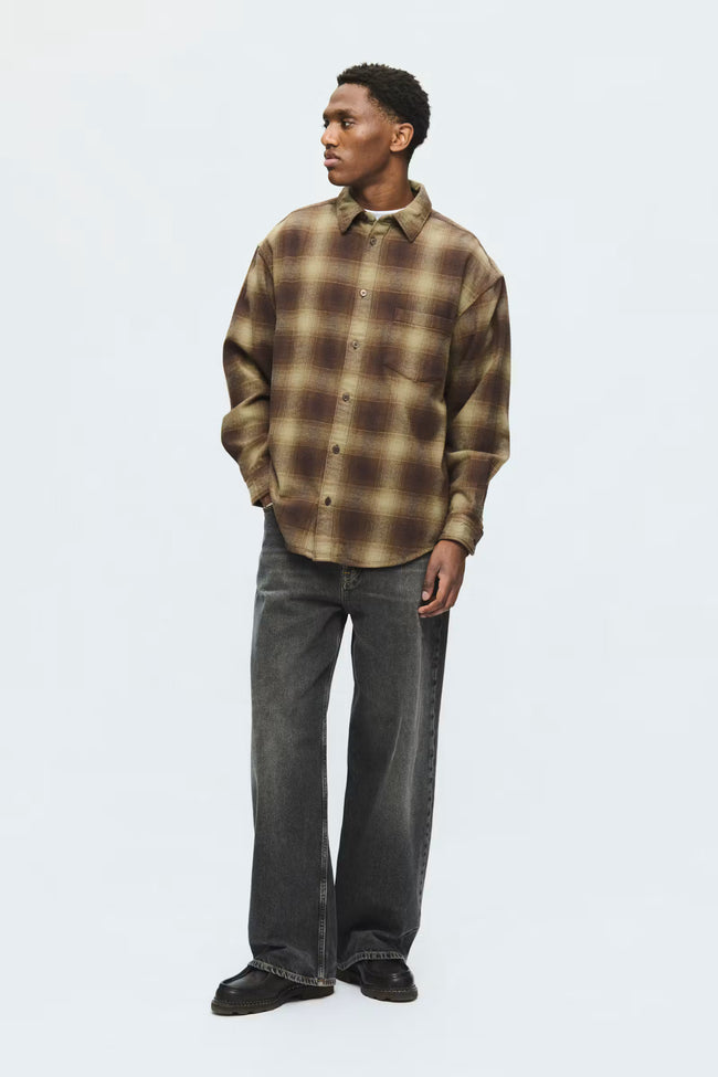 WOOD WOOD WWCarter Shirt - Brown