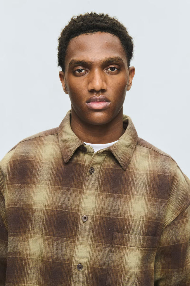 WOOD WOOD WWCarter Shirt - Brown
