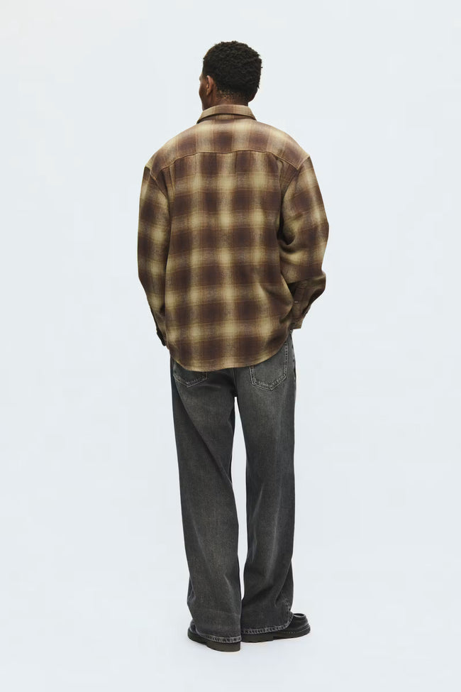 WOOD WOOD WWCarter Shirt - Brown