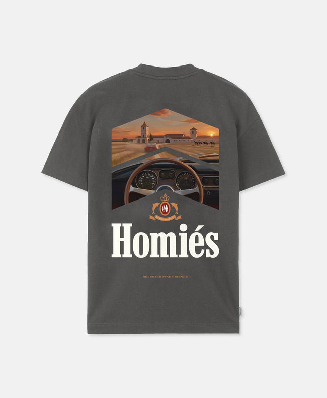 Homies Marbella Racing La Finca Tee - Grey