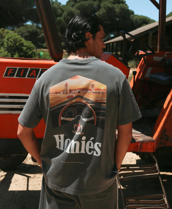 Homies Marbella Racing La Finca Tee - Grey