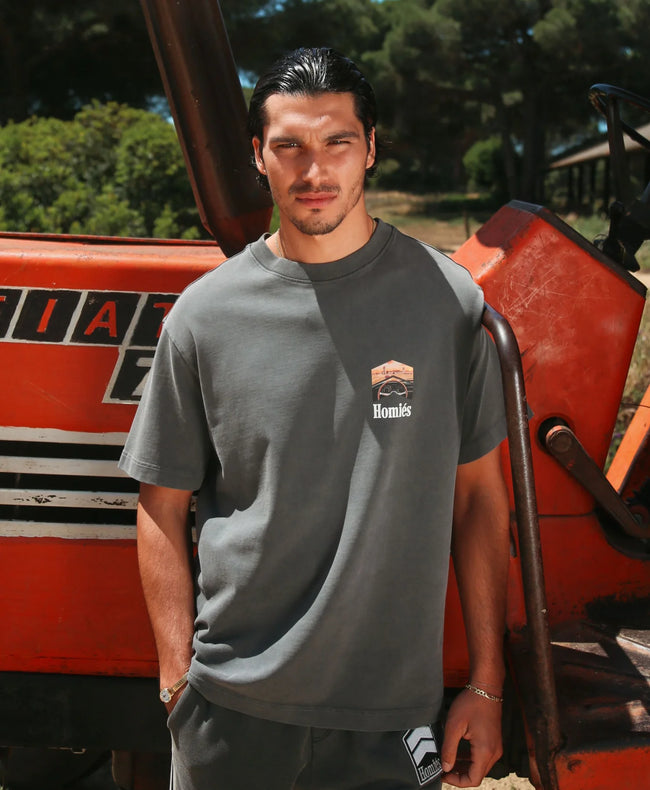 Homies Marbella Racing La Finca Tee - Grey
