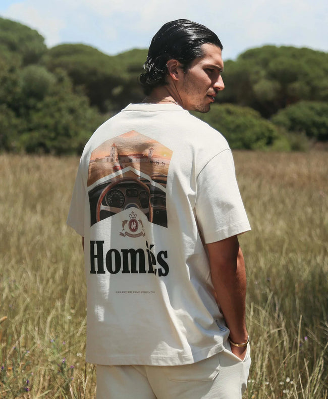 Homies Marbella Racing La Finca Tee - Beige
