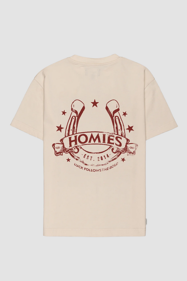 Homies Marbella Horseshoe Tee - Beige