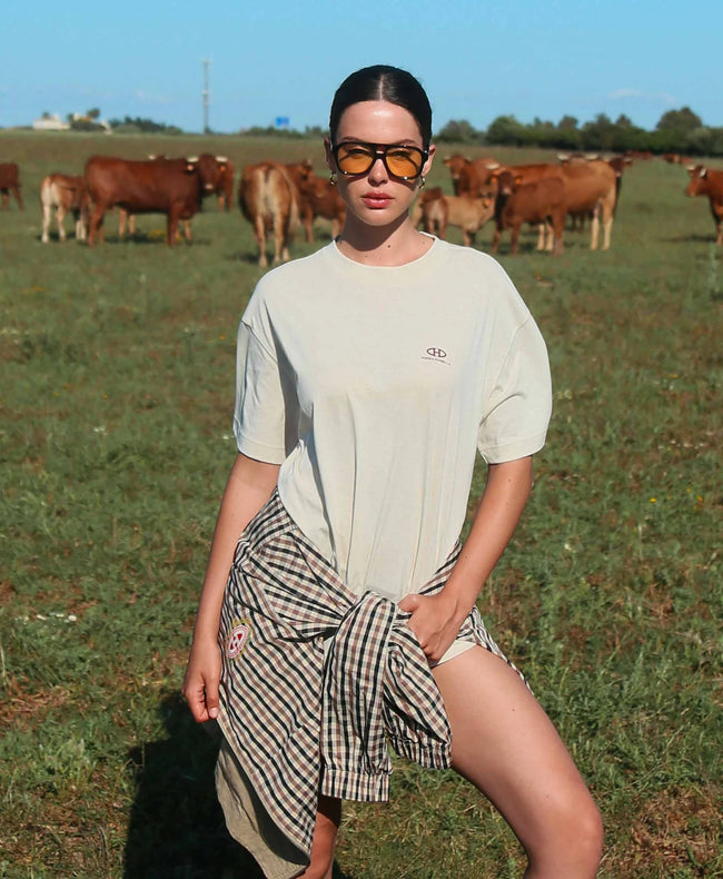 Homies Marbella Horseshoe Tee - Beige