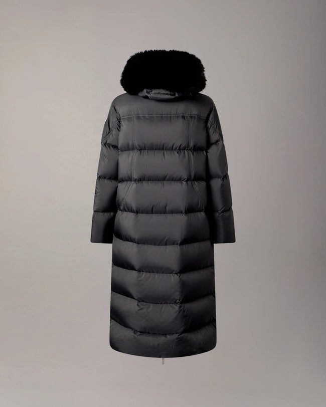 Moose Knuckles Womens Down *Parka f26 Everest Long - Black/Black