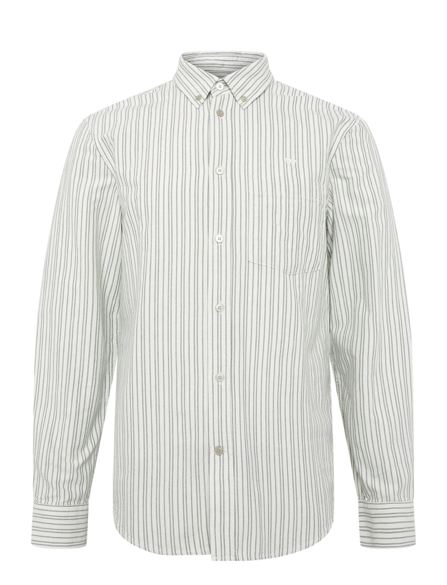 WOOD WOOD WWAdam Stripe Shirt - Ivory