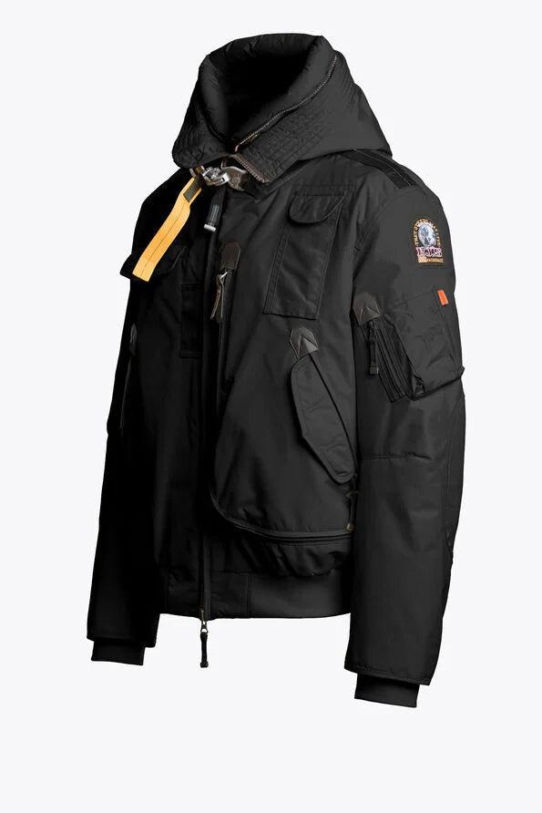 Parajumpers Mens Down Bomber Jacket Gobi Man - Black