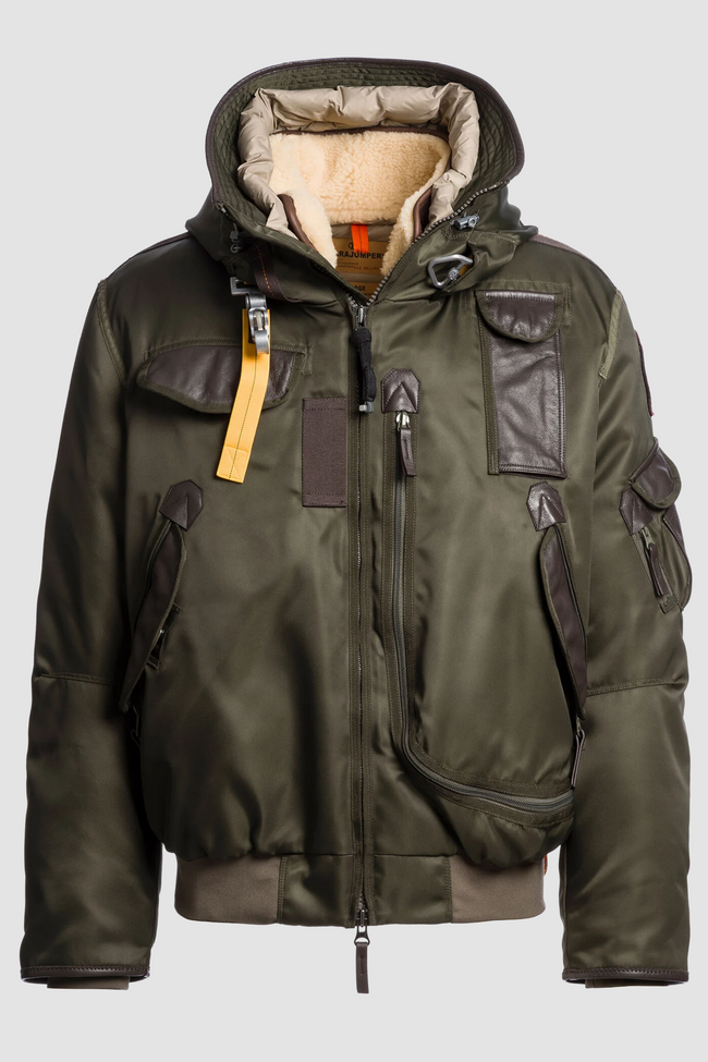 Parajumpers Mens Down Bomber Jacket Gobi Man 20th Anniversary - Rosemary