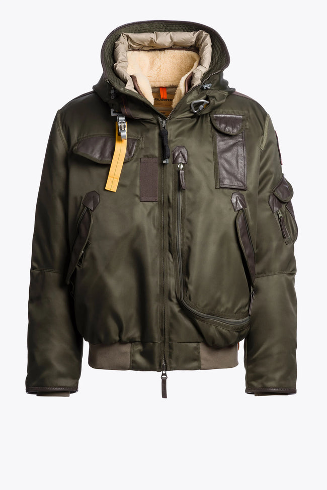 Parajumpers Mens Down Bomber Jacket Gobi Man 20th Anniversary - Rosemary
