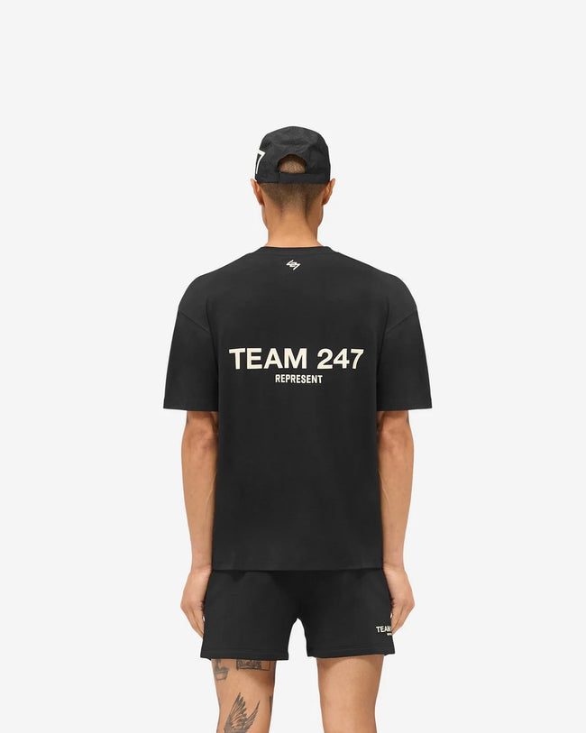 Represent 247 Team247 Oversized Tee - Jet Black
