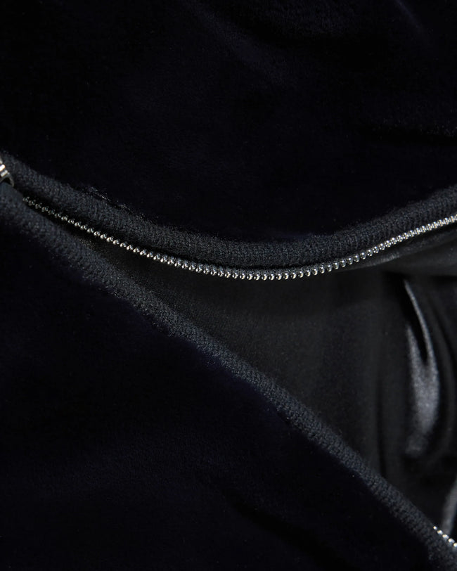 Moose Knuckles Womens Knit f26 Junction Hybrid Hoodie - Black