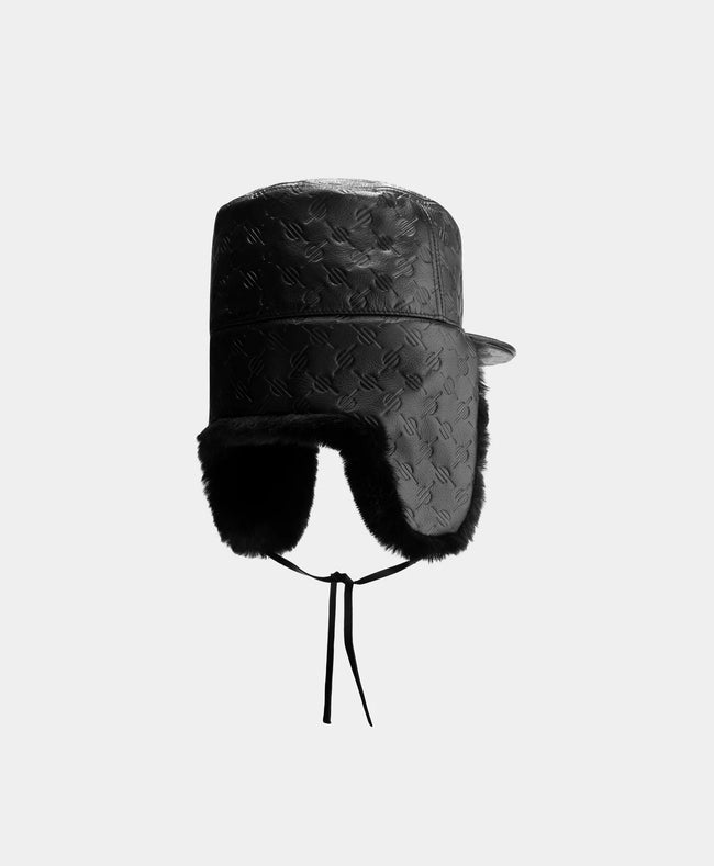 Daily Paper Monogram Chapka Hat - Black