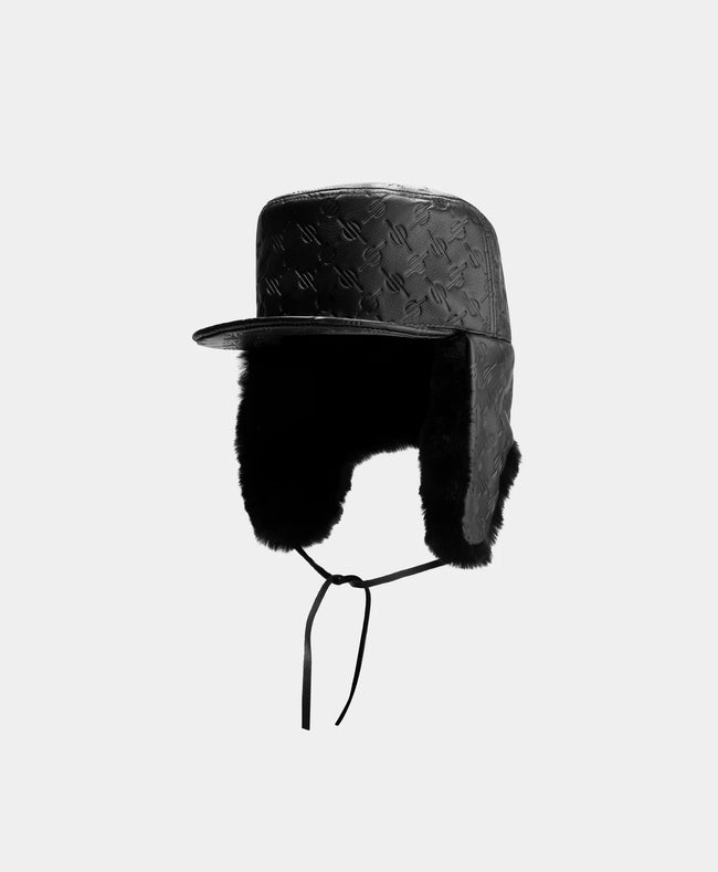 Daily Paper Monogram Chapka Hat - Black