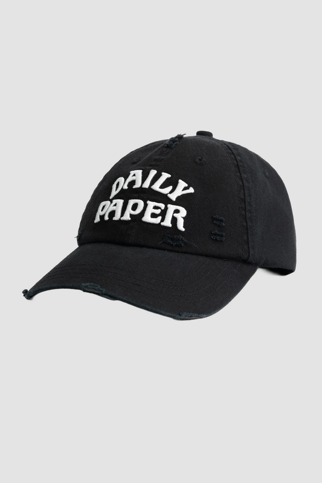 Daily Paper Stack Arch Cap - Black