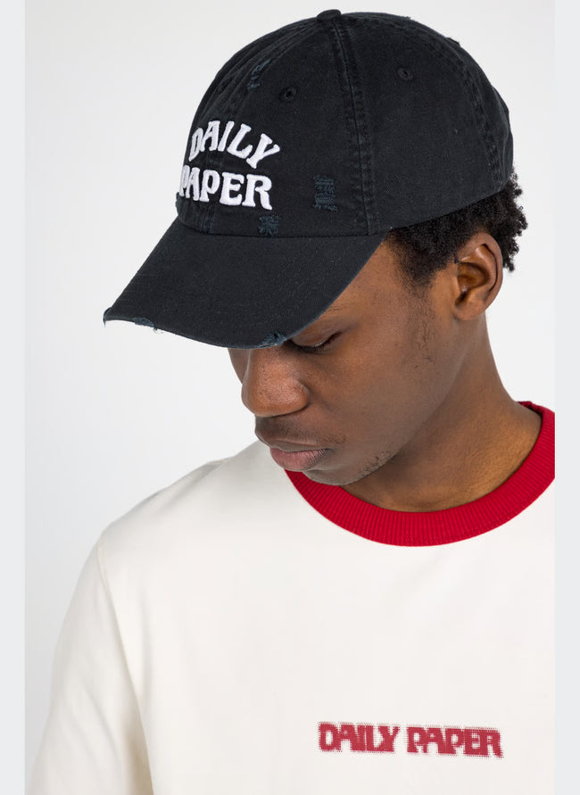 Daily Paper Stack Arch Cap - Black