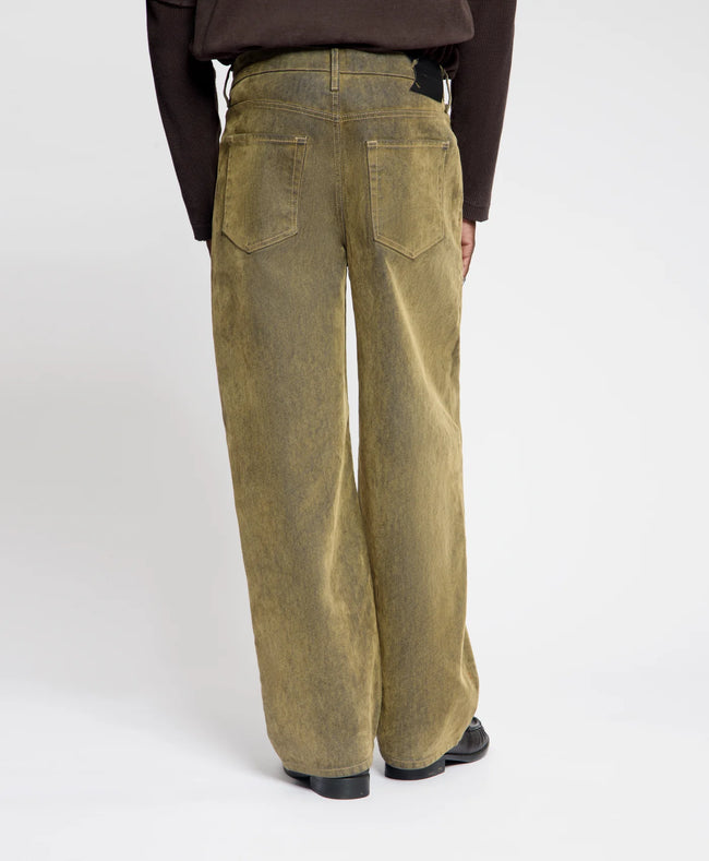 Daily Paper Velvet Shield Oversized Jeans - Brown