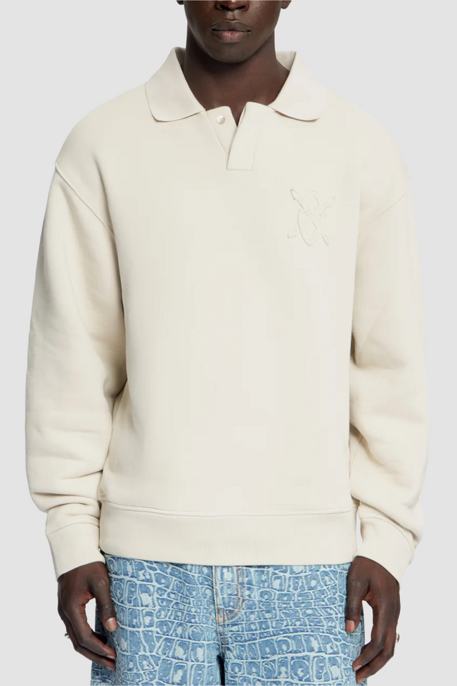 Daily Paper Shield Oversized Polo - Beige
