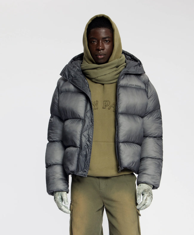 Daily Paper Mens Eco Bomber Dias Puffer - Black