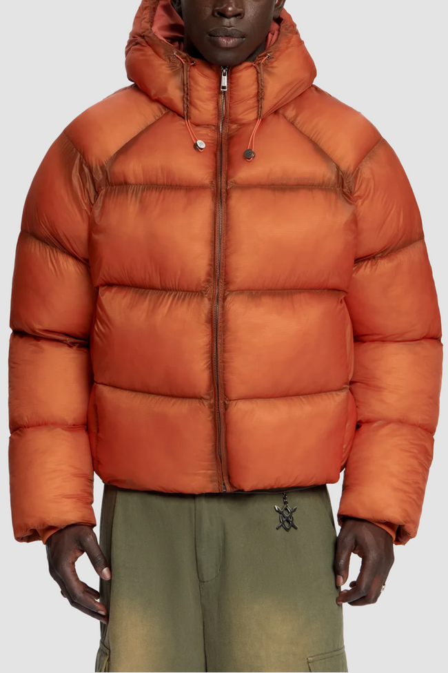Daily Paper Mens Eco Bomber Dias Puffer - Orange