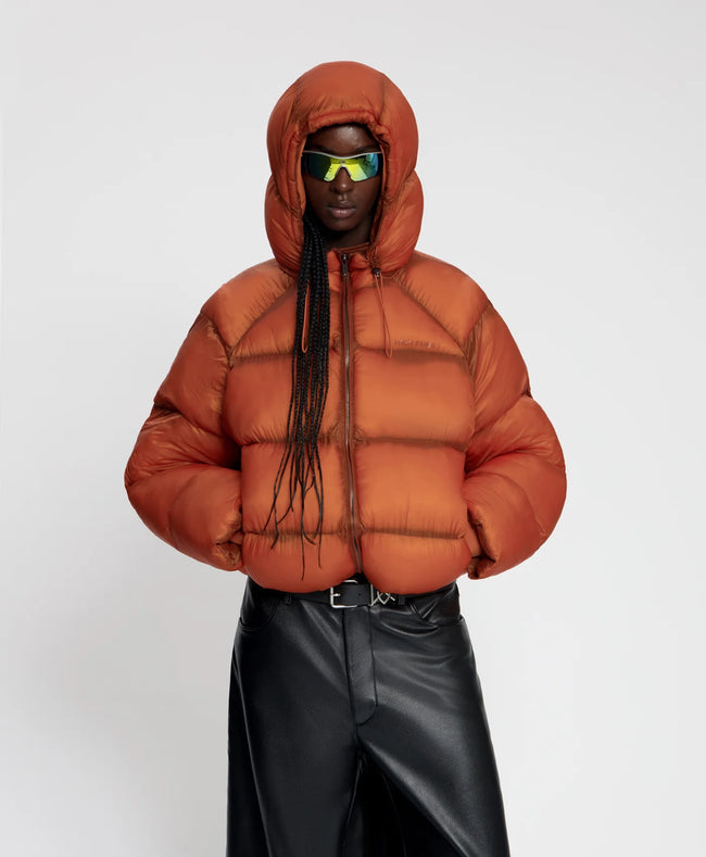 Daily Paper Mens Eco Bomber Dias Puffer - Orange