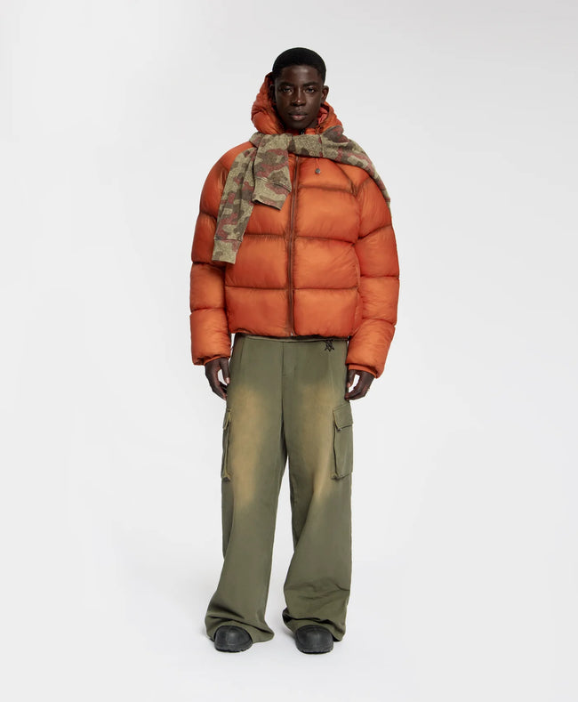 Daily Paper Mens Eco Bomber Dias Puffer - Orange