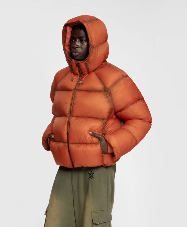 Daily Paper Mens Eco Bomber Dias Puffer - Orange