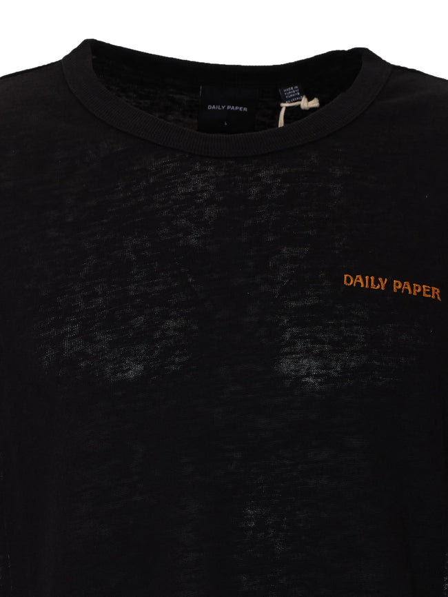 Daily Paper Slub LS Tee - Black