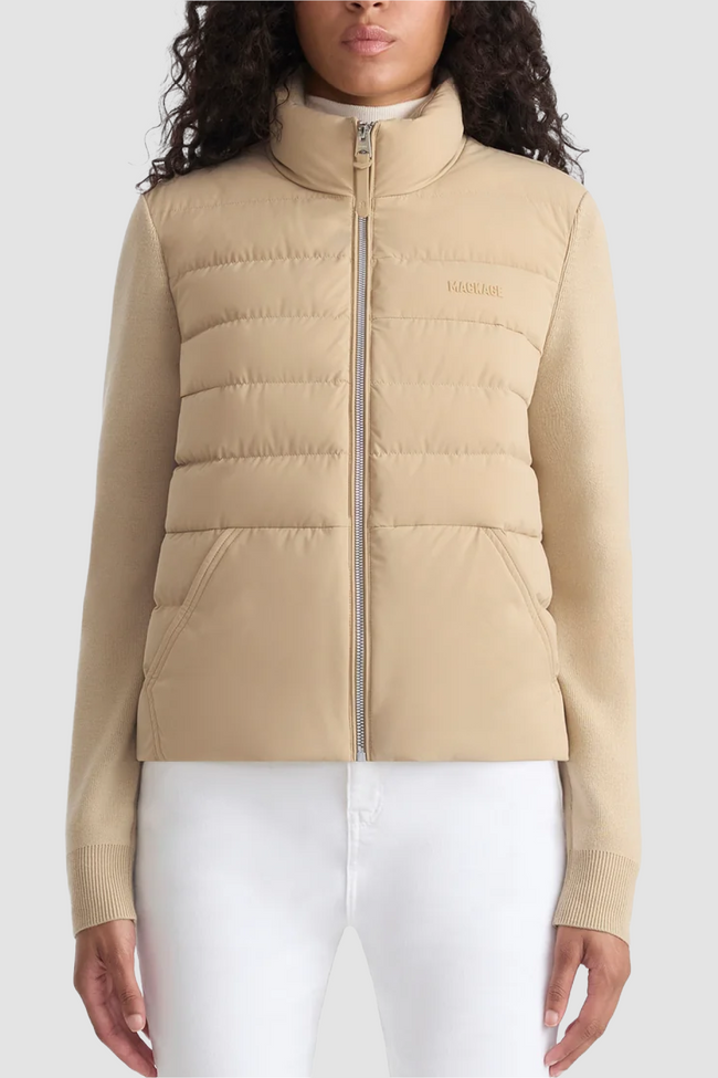 Mackage Womens Lite Jacket f26 Gretel - Light Camel