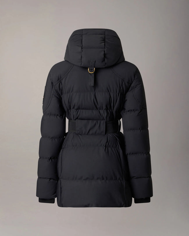 Moose Knuckles Womens Down Jacket f26 Gilded 3Q - Black/Black