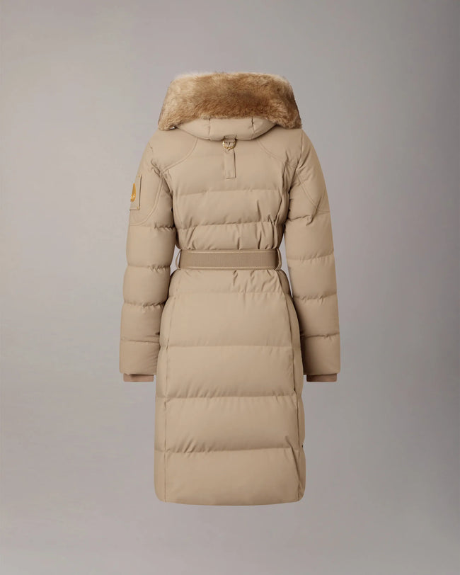 Moose Knuckles Womens Down *Parka f26 Gilded Parka - Ashen/Bronze