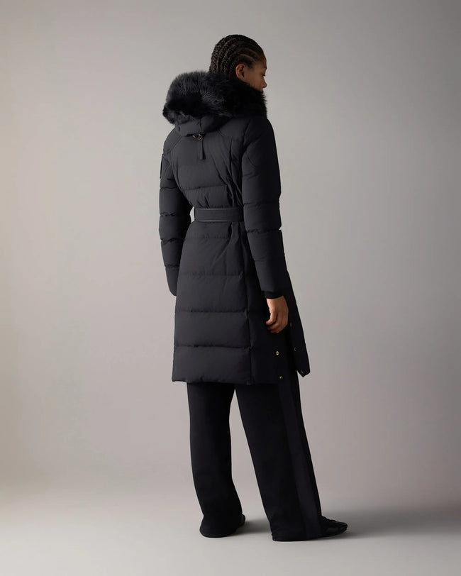 Moose Knuckles Womens Down *Parka f26 Gilded Parka - Black/Black