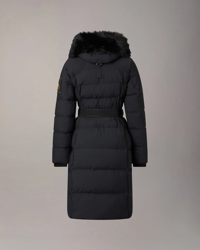 Moose Knuckles Womens Down *Parka f26 Gilded Parka - Black/Black