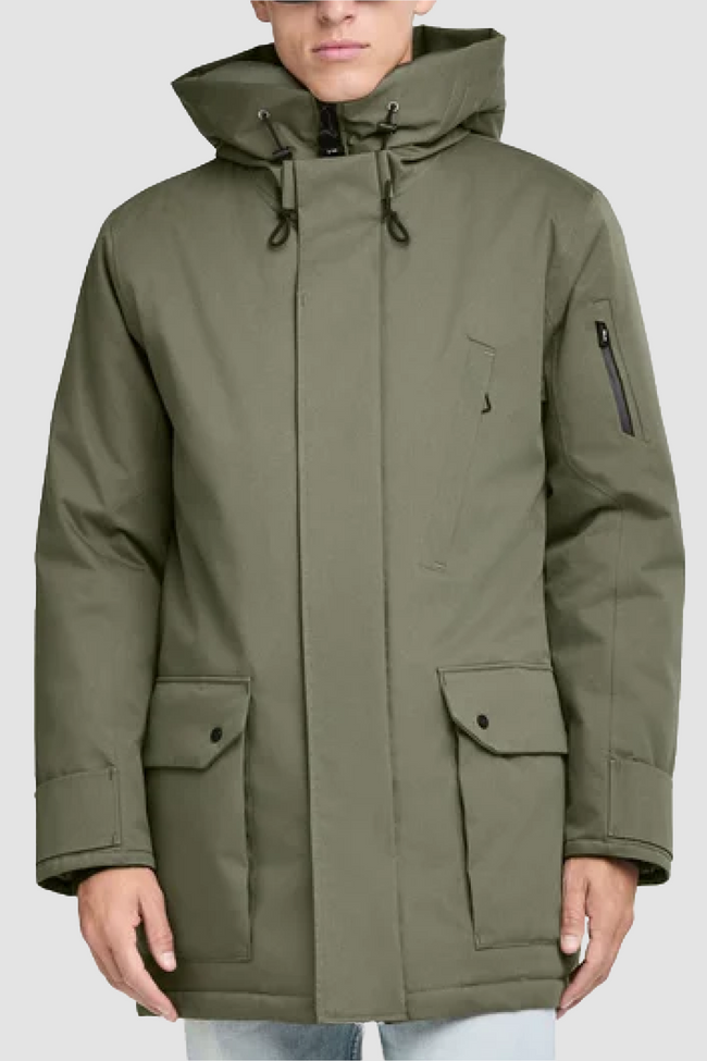 g-lab Mens Eco *Parka Fend - Olive/Grey