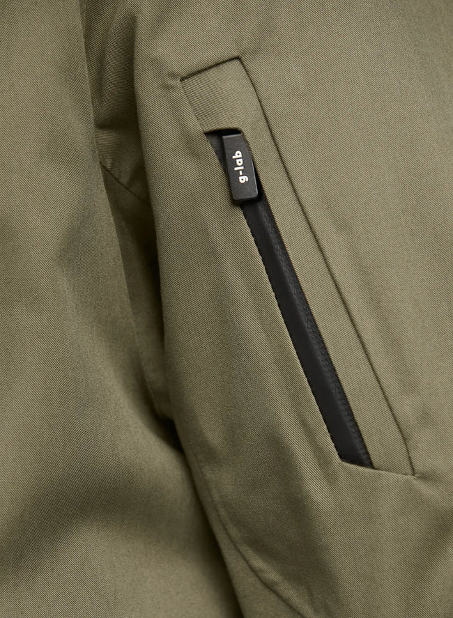 g-lab Mens Eco *Parka Fend - Olive/Grey