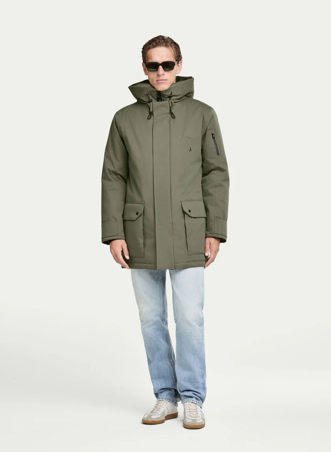 g-lab Mens Eco *Parka Fend - Olive/Grey