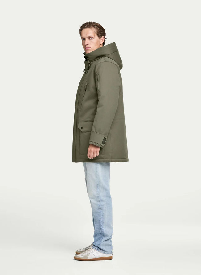g-lab Mens Eco *Parka Fend - Olive/Grey