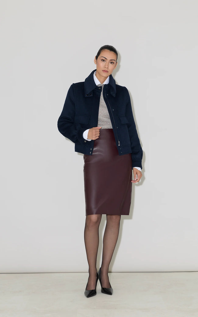 Soia & Kyo Womens Eco Bomber Gene - Night Blue