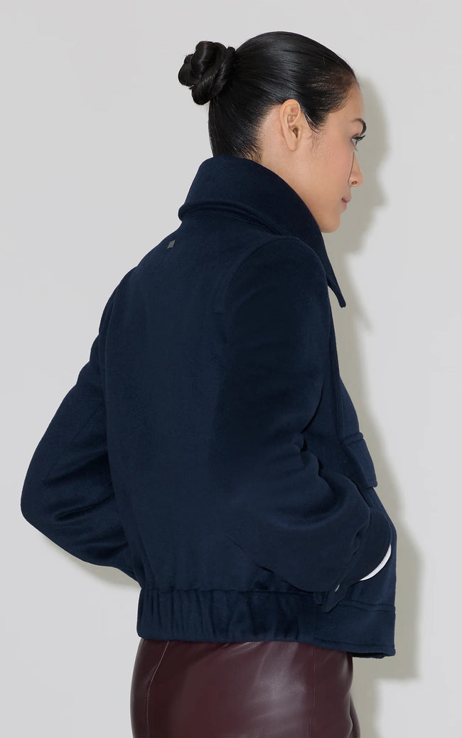 Soia & Kyo Womens Eco Bomber Gene - Night Blue