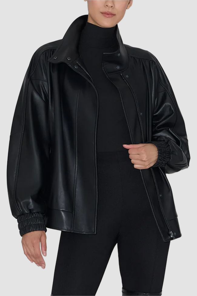 Soia & Kyo Womens Leather Jacket Miu - Black