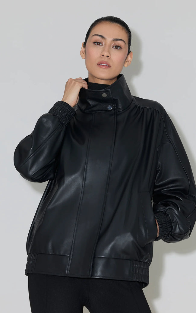 Soia & Kyo Womens Leather Jacket Miu - Black