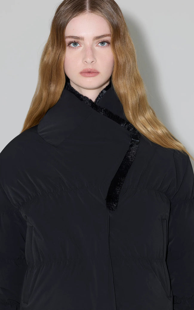 Soia & Kyo Womens Down Bomber Adair Reversible - Black