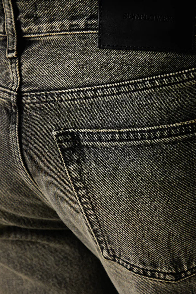 Sunflower Low Straight Jeans - Black