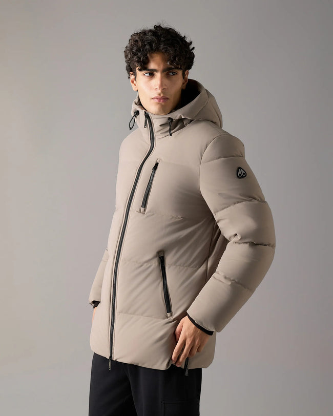 Moose Knuckles Mens Down Jacket 26 Soho 3Q - Ashen