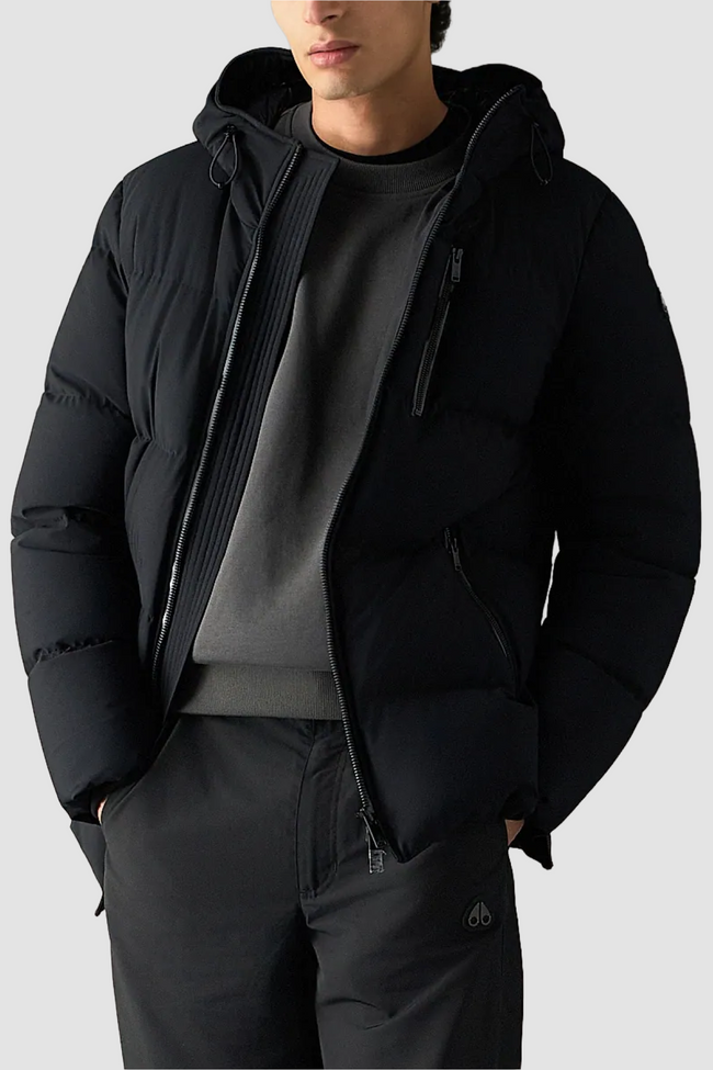 Moose Knuckles Mens Down Jacket 26 Soho 3Q - Black