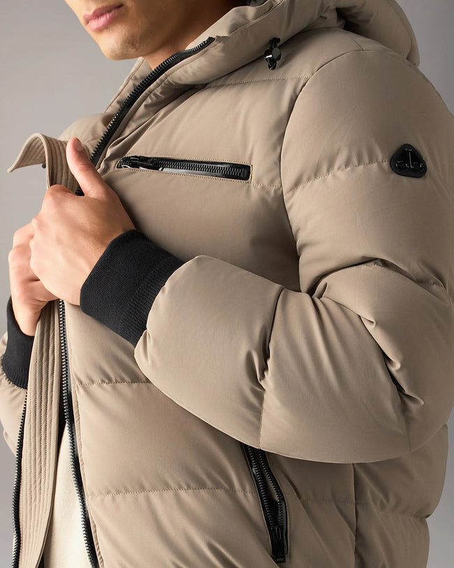 Moose Knuckles Mens Down Bomber Soho - Ashen