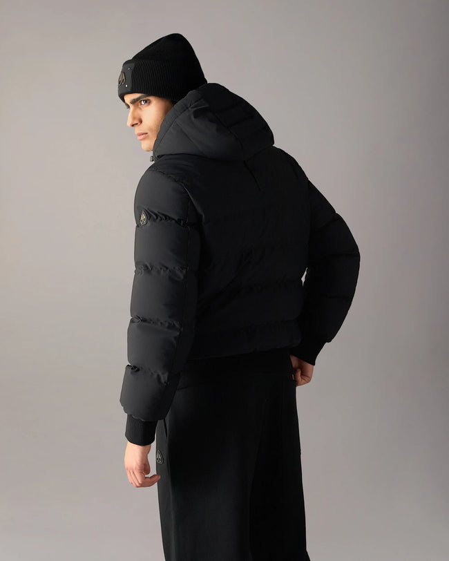 Moose Knuckles Mens Down Bomber Soho - Black